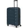 Smartbox valigia rigida M+ estendibile 66 cm | trolley 45×28-31×66 cm con 4 doppie ruote & serratura TSA | polipropilene leggero - Edition 01