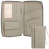 NEWIROVE Porta Passaporto Da Viaggio Passport Holder Rfid Custodia Passaporto Impermeabile Pu Passport Holder Family Porta Documenti Viaggio Per Passaporti, Carte Di Credito, ID Carte. Grigio elefante