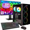 GAMEMAX MegaDeal Draco XD SET completo 2692 7794 Ryzen 5 5500 16GB RAM 1TB SSD RTX 5060 Windows 11 + MSI PRO MP2412 Monitor 60cm (24") incl. Mouse e Tas.
