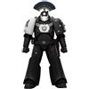 Joy Toy Figura d'azione Warhammer 40.000, Raven Guard, Sergente tattico MkVI, 12 cm