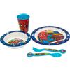 Stor Set Stoviglie Con Decorazioni Spiderman 5 Pezzi