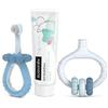 Suavinex Italia Srl Suavinex Mio Primo Set Di Igiene Orale 0-6 Anni Con Massaggiagengive 0m+ Spazzolino E Dentifricio 50ml Colore Azzurro