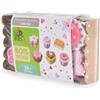 Moni Trade Bois Wood Set Cupcakes