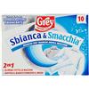 Grey Sbianca e Smacchia Buste Detergente, 10 Pezzi