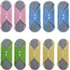 WIYETY Wyety, set di 10 assorbenti igienici lavabili, lavabili, assorbenti igienici riutilizzabili, lavabili, assorbenti igienici per le mestruazioni, tappetino anti-perdite per donne e uomini