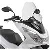 GIVI SCHERMO HONDA PCX 125-150 '14 | Omologazione E, ABE 38743, protezione bordi, sostituisce parabrezza originale per Honda PCX 125-150 2014-2017, PCX 150 2018