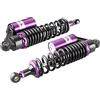 Hegeiisy 340mm moto ammortizzatori posteriori sospensione atv 2 pezzi | Molla da 7mm, universale per ATV fuoristrada Quad Dirt Bike. Portata massima 200 kg/coppia, adatto per SR500 GB400TT CB750