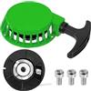 Tunejoy Avviamento Strappo Moto Avviamento Accensione Minimoto Easy Pull Starter in Alluminio per Mini Pocket Dirt Bike Minimoto ATV Quad 2 Tempi 47cc 49cc Verde