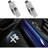 GZZHENGYE 2Pcs LED Car Door Welcome Light Proiettore Lampada Ghost Shadow Logo Lampade Per Alfa Romeo Giulia 952 Stelvio 949 tonale Giulietta Brera 159 Spider (Logo bianco)