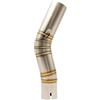 FOCKCPGEGV Scarico moto Scarico Centrale Moto Per Suzuki Per GSXR 1000 K3-K6 2003-2006, Tubo di Collegamento Muffler Slip-On