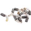 PATIKIL 10pz 12mm x 6mm x 4mm Carbonio Spazzola di Carbone di Ricambio | Alimentazione Utensile Sostituzione Riparazione, Parte Carboncini Motore Elettrico, per Elettrico Motore, Spazzola