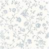 FunStick Carta da Parati Fiori Beige Bianco Carta da Parati Adesiva Camera da Letto Soggiorno Fotomurale Foglie Botanico Rose Grigio Vintage Pellicola Adesiva Bianca per Armadio Floreale 44.5CMx3M
