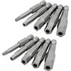Saipor Set di 10 punte magnetiche pentagonali, 50 mm, set da 2 | Set di cacciaviti pentagonali da 1/4 con codolo esagonale da 1/4, strumenti per cacciavite elettrico