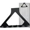 Generisch Gancio portaoggetti montato sulla porta, organizer da appendere alla porta, scaffale multiuso per spazio di carico pesante, pannello multigancio, soluzione versatile per riporre vestiti