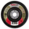 Fischer FFD-AP 115 K40 INOX Disco Abrasivo Lamellare allo Zirconio ad Alte Prestazioni per Rettifica di Acciaio e Acciaio Inossidabile, Flap-disc, per Smerigliatrice Angolare, 1 pz