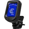 Generico Guitar Tuner - Ukulele Tuner | Acoustic Guitar Tuner | Guitar Tuner Clip-, Twelve Equal Tempered Multi-Function Electronic Tuner, Easy To Fit Ukulele Bass Violin Tuner, Compact & Portable Design