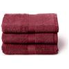 Caleffi Set 3 Asciugamani Bagno Grandi 55x105 cm 100% Cotone Viso e Doccia