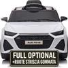 Auto Macchina Elettrica per Bambini 12V Audi RS 6 Sedile Pelle con Telecomando