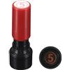 PATIKIL Numero Timbri Auto Inchiostrazione Numero 5 Numero Timbro Rosso | Iniziale, Plastica, Piccolo, per Classe Scrapbooking, Conchiglia