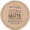 Rimmel London Stay Matte Long Lasting Pressed Powder 14 g ombra 001 Transparent