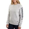 Carhartt Felpa con Stampa A Girocollo E Maniche con Logo A Blocco Maglia di Tuta Donna