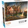 Buffalo Games Terry Redlin Autumn Evening Puzzle da 1000 pezzi per adulti, puzzle impegnativo perfetto per serate di gioco, dimensioni da finito 68 x 50 cm