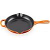 LE CREUSET Padella doppio becco Evolution in ghisa vetrificata, Rotonda, diameter 23 cm, Arancione, 20182230900422