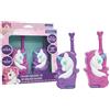 Lexibook, Unicorno, Walkie-Talkie 3D Unicorno, Portata di 500m, 2 Canali di Comunicazione, Clip per Cintura, Rosa/Viola, TW18UNILXB