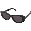 Max Mara Lee4 MM0161 01A | Occhiali da Sole Graduati o Non Graduati | Prova Online | Plastica | Cat Eye | Nero | Adrialenti