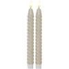 Star Trading 064-35 Bougie LED en cire véritable Flame Swirl Antique