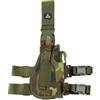 MFH M 95 cz fondina per pistola cosciale destra, camo,