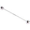 Walfront - Spilla a collo di camicia, spilla per cravatta, pinza in metallo, per cravatta, cravatta, colore: argento
