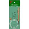 ChiaoGoo Uncinetto Tunisino Flessibile Bamboo Patina 9,00 mm 80 cm