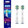 Oral-B Floss Action Set di 2 Testine di Ricambio per Spazzolino Elettrico, Bianco
