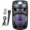 Inovalley Altoparlante Bluetooth Portatile KA02 Bowl 400W Karaoke