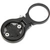 BOROCO Supporto per Computer da Bici, Supporto per Estensione Contachilometri Ciclismo in Lega di Alluminio, Supporto per Bici Anteriore Regolabile per Mountain Bike(Nero-Bryton)
