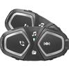 INTERPHONE CONNECT HD - Doppio - Interfono Casco Moto Auricolari Stereo Alta Fedeltà 40mm, Uso Pilota - Pilota, Distanza 300 Mt, Autonomia 12 Ore, Radio, GPS, TFT, Impermeabile IPX67