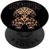 Majestic Octopus Face Wildlife Nature Ar Octopus Face Mare Fauna Selvatica Natura Polpo PopSockets PopGrip Adesivo