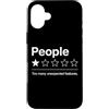 Sarcastic Humor Tees and Funny Ironic Gi Custodia per iPhone 16 Plus Sarcasmo Frase divertenti ironiche People One Star