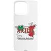Lakelandwholesale1 Shirt Company Custodia per iPhone 15 Pro Max Sicilia Orgoglio Siciliano Mappa Bandiera Italia Sicilia Grafica