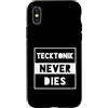 Electronic Festival Beats Custodia per iPhone X/XS Tecktonik Never Dies - Stile di danza metà anni 2000