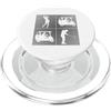 Attrezzature per l'allenamento del Golf Gioco golf Giocatore di golf Palla golf Golf PopSockets PopGrip per MagSafe