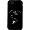 Skifahrer Skifahren und Skitour Ski Gesc Sciatore Freerider per sci o sci alpinismo Custodia per iPhone SE (2020) / 7/8