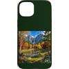 James Limborg Custodia per iPhone 15 Plus Fiume Cascata Montagna Alberi