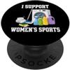 Funny Offensive Sarcastic Humor I Support Donne Sport Stay At Home Mamme PopSockets PopGrip Adesivo