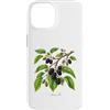 The Botany Bureau Custodia per iPhone 14 Illustrazione della pianta di gelso Morus alba