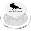 Sarcastic Bird & Crow Divertente corvo F-Caw-F Halloween PopSockets PopGrip per MagSafe