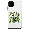 The Botany Bureau Custodia per iPhone 11 Illustrazione della pianta di gelso Morus alba