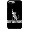 Funny Cat Math Teacher Geometry Mathemat Custodia per iPhone 7 Plus/8 Plus Fusa Pendicular Divertente Gatto Matematica Amante Geometria Matematica