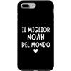 divertente e originale per ogni Noah Custodia per iPhone 7 Plus/8 Plus Il Miglior Noah del Mondo Divertente | Regalo per Noah